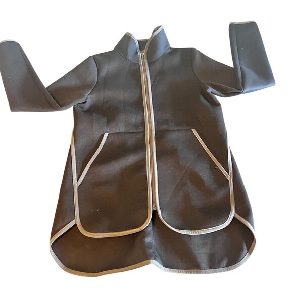 The North Face Womens Black Full-Zip High-Low Hem Jacket Size S - Picture 1 of 9